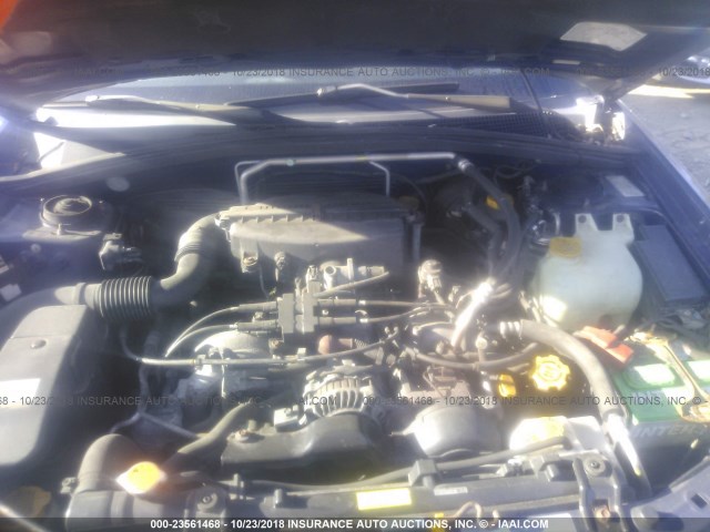 JF1SG65674G728082 - 2004 SUBARU FORESTER 2.5XS Bleu photo 10