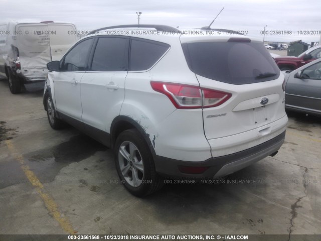 1FMCU0GX1GUC62127 - 2016 FORD ESCAPE SE WHITE photo 3