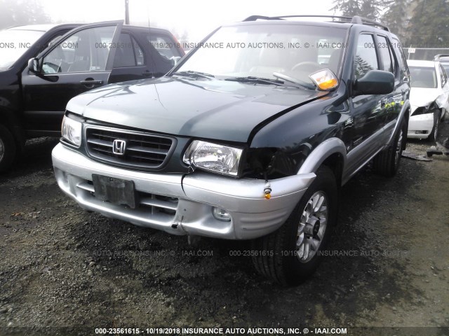 4S6DM58W414401916 - 2001 HONDA PASSPORT EX/LX მწვანე ფოტო 6