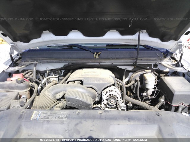 1GTR2VE36BZ245403 - 2011 GMC SIERRA K1500 SLE WHITE photo 10