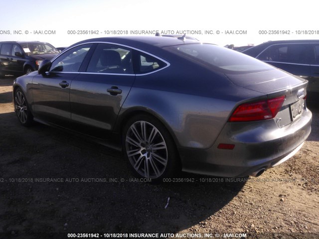 WAU3GAFC9DN018843 - 2013 AUDI A7 PRESTIGE GRAY photo 3