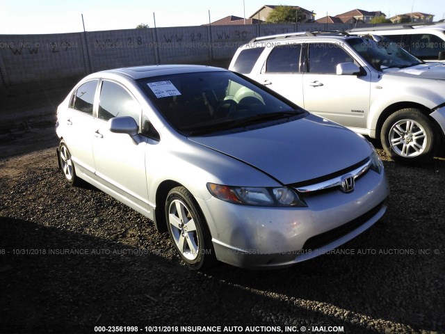 1HGFA16878L016430 - 2008 HONDA CIVIC EX SILVER photo 1