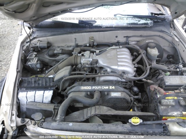 5TEGN92N43Z253596 - 2003 TOYOTA TACOMA DOUBLE CAB PRERUNNER GOLD photo 10