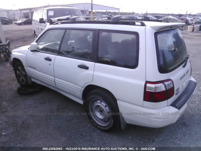JF1SF656X1H717313 - 2001 SUBARU FORESTER S 白色 照片 3
