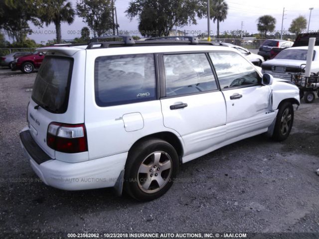 JF1SF656X1H717313 - 2001 SUBARU FORESTER S 白色 照片 4
