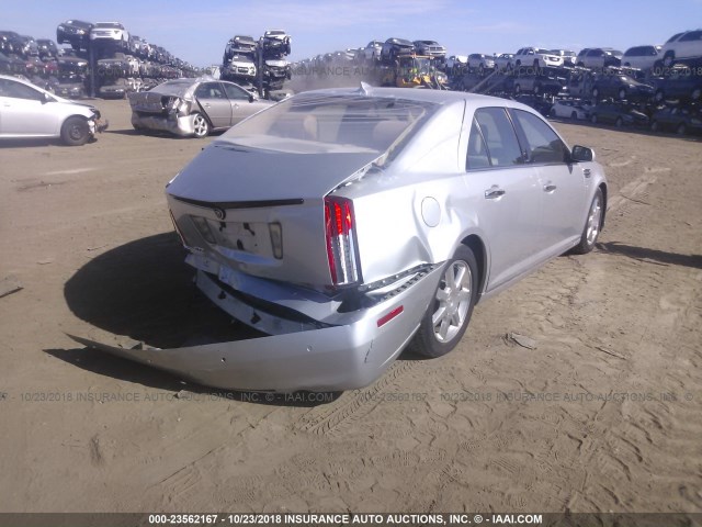 1G6DW6ED8B0157392 - 2011 CADILLAC STS LUXURY SILVER photo 4