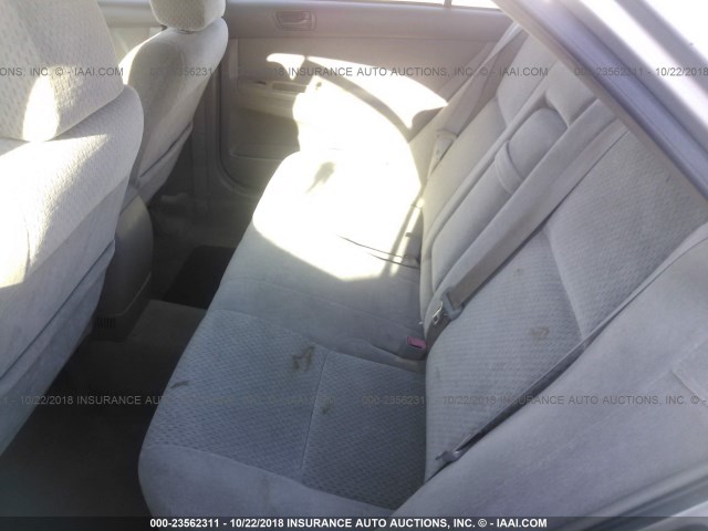4T1BE32K33U190007 - 2003 TOYOTA CAMRY LE/XLE/SE SILVER photo 8