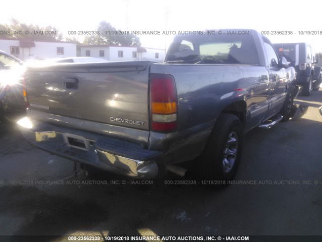 1GCEC14W2XE209545 - 1999 CHEVROLET SILVERADO C1500 GRAY photo 4