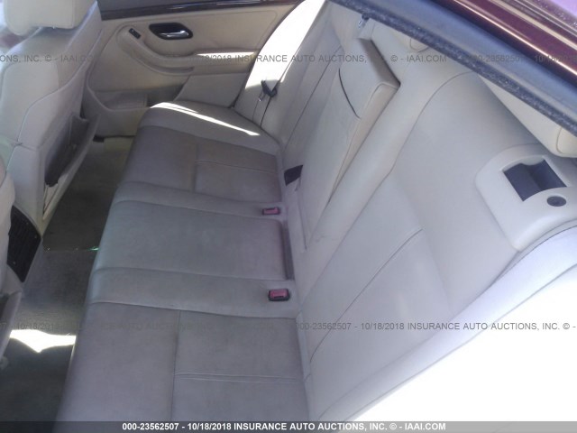 WBADN6341YGM67528 - 2000 BMW 540 I AUTOMATIC 栗色 照片 8