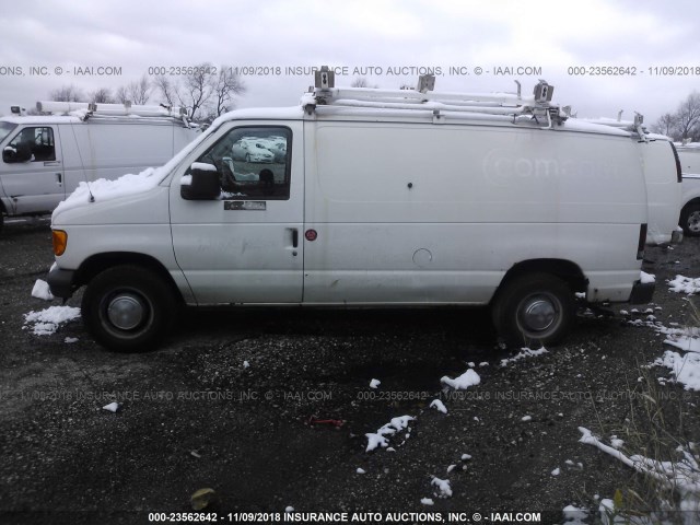 1FTNE24L66DA69865 - 2006 FORD ECONOLINE E250 VAN WHITE photo 3