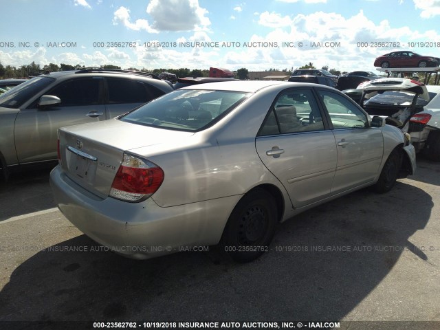 4T1BE32K36U114520 - 2006 TOYOTA CAMRY LE/XLE/SE SILVER photo 4