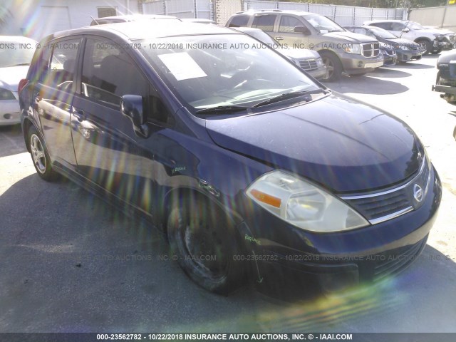 3N1BC13E17L375179 - 2007 NISSAN VERSA S/SL BLUE photo 6