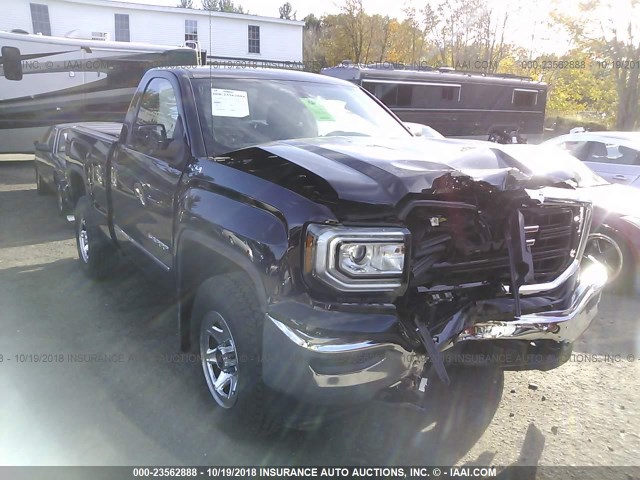 1GTN2LEH1JZ351626 - 2018 GMC SIERRA K1500 BLACK photo 1