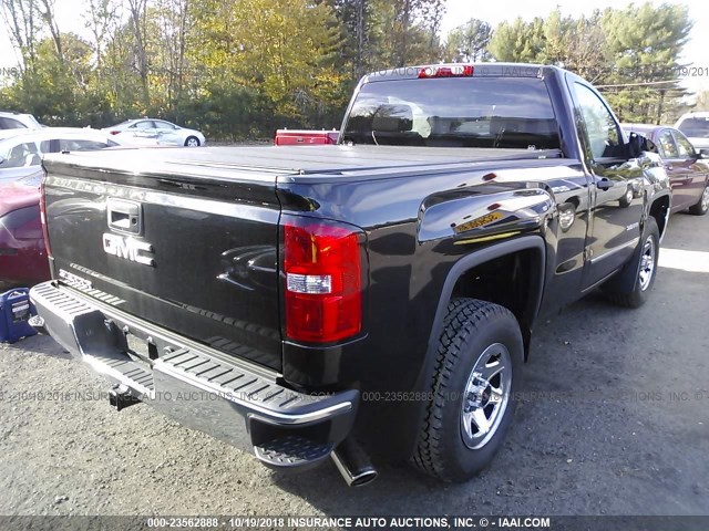 1GTN2LEH1JZ351626 - 2018 GMC SIERRA K1500 BLACK photo 4