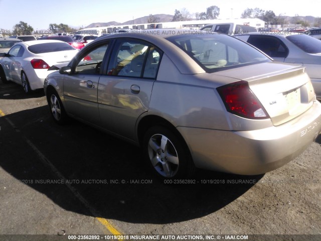 1G8AL55F16Z172591 - 2006 SATURN ION LEVEL 3 GOLD photo 3