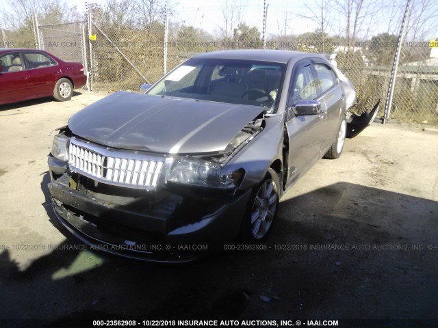 3LNHM26T48R635461 - 2008 LINCOLN MKZ SILVER photo 2