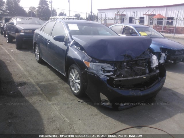 4T1BD1FK7EU134804 - 2014 TOYOTA CAMRY HYBRID/LE/XLE 蓝色 照片 1