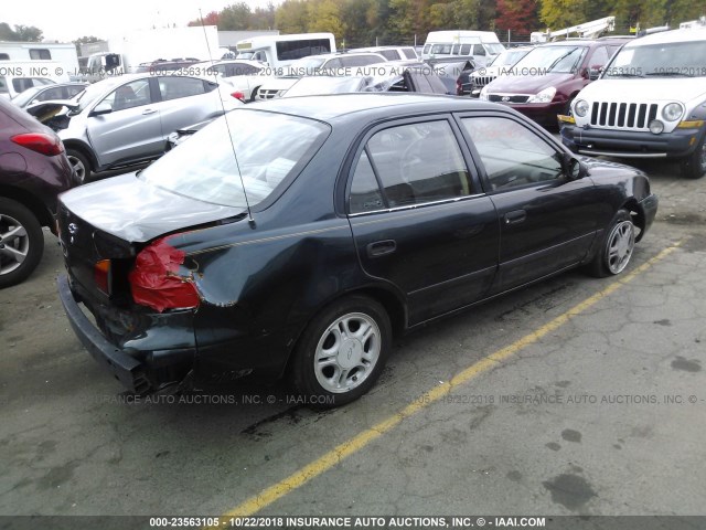 1Y1SK5284XZ447046 - 1999 CHEVROLET GEO PRIZM LSI GREEN photo 4