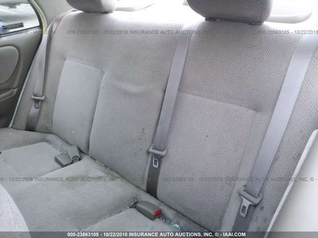 1Y1SK5284XZ447046 - 1999 CHEVROLET GEO PRIZM LSI GREEN photo 8