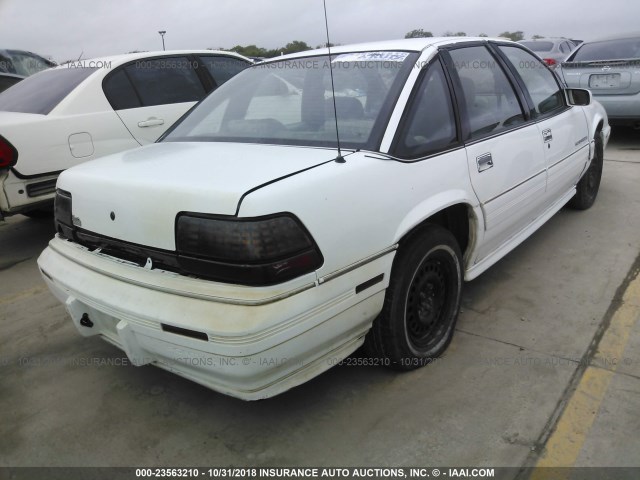 1G2WJ52MXSF340765 - 1995 PONTIAC GRAND PRIX SE თეთრი ფოტო 4