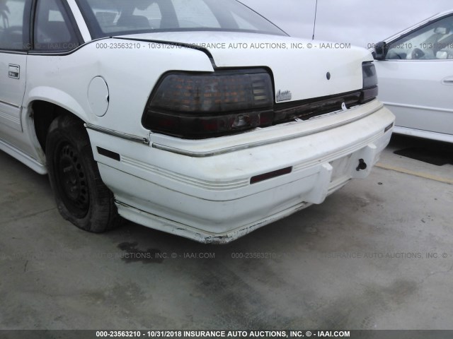 1G2WJ52MXSF340765 - 1995 PONTIAC GRAND PRIX SE WHITE photo 6