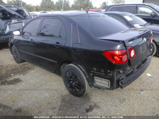 1NXBR32E97Z799459 - 2007 TOYOTA COROLLA CE/LE/S BLACK photo 3