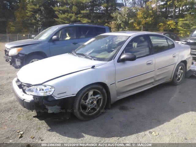 1G2NW52E34M655346 - 2004 PONTIAC GRAND AM GT SILVER photo 2