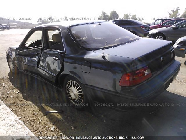 JH4KA7670MC027835 - 1991 ACURA LEGEND LS GREEN photo 3
