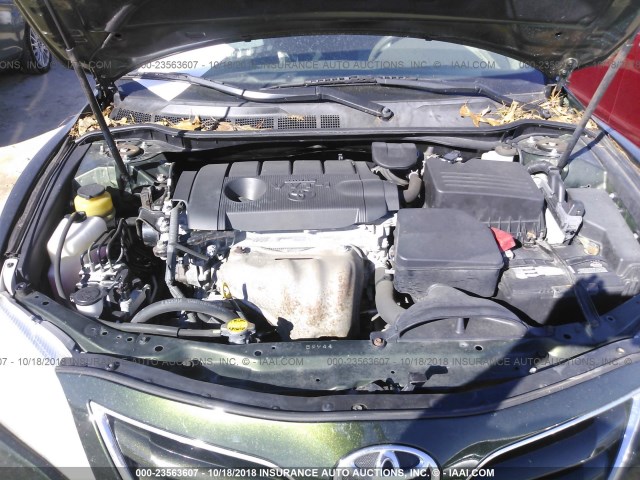 4T1BF3EK8AU574922 - 2010 TOYOTA CAMRY SE/LE/XLE GREEN photo 10