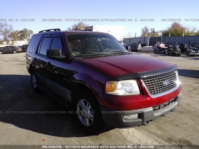 1FMPU16586LA06837 - 2006 FORD EXPEDITION XLT RED photo 1