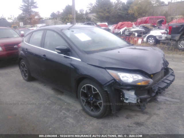 1FAHP3N2XCL281520 - 2012 FORD FOCUS TITANIUM BLACK photo 1