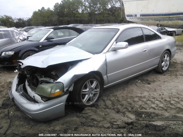 19UYA42663A002361 - 2003 ACURA 3.2CL TYPE-S SILVER photo 2