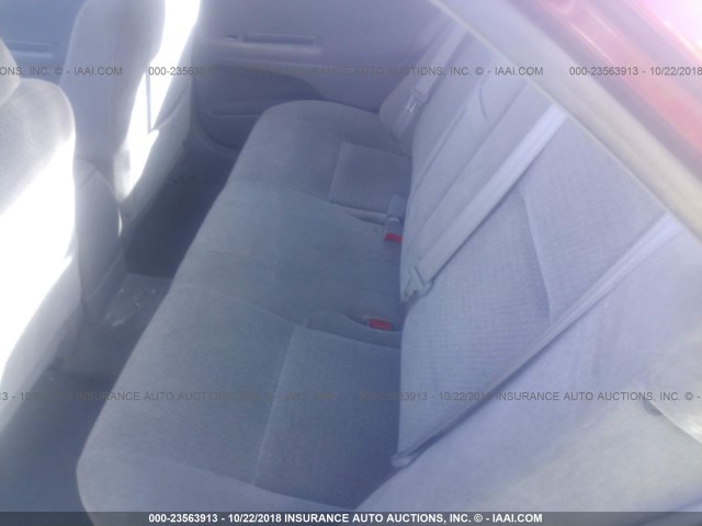 JTDBE32K030187593 - 2003 TOYOTA CAMRY LE/XLE RED photo 8
