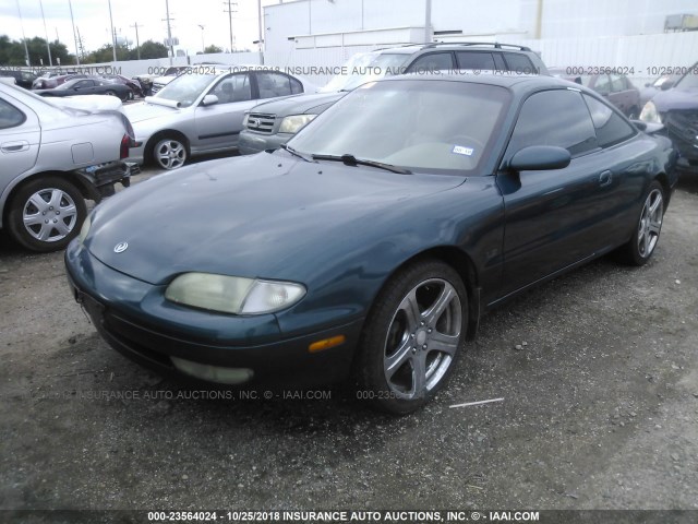 1YVGE31D6R5212012 - 1994 MAZDA MX-6 LS GREEN photo 2