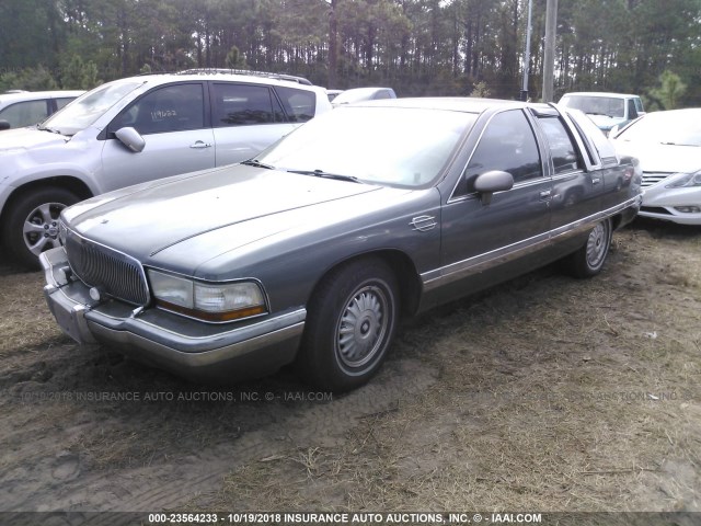 1G4BT5379PR409637 - 1993 BUICK ROADMASTER LIMITED GRAY photo 2