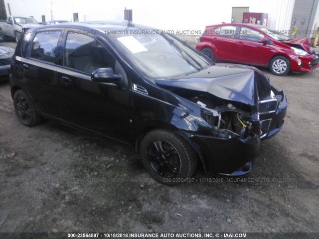 KL1TD66E79B664568 - 2009 CHEVROLET AVEO LS/LT Սև լուսանկար 1