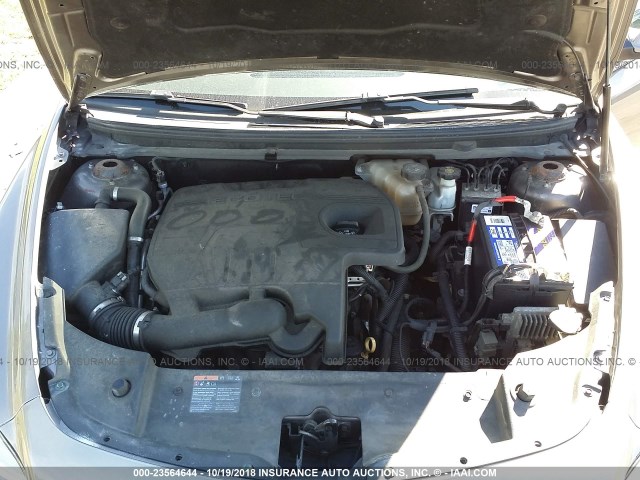 1G1ZC5E17BF156560 - 2011 CHEVROLET MALIBU 1LT Pewter photo 10