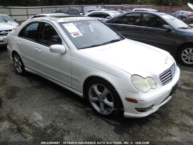 WDBRF52H46F753766 - 2006 MERCEDES-BENZ C GENERATION 2006 230 WHITE photo 1