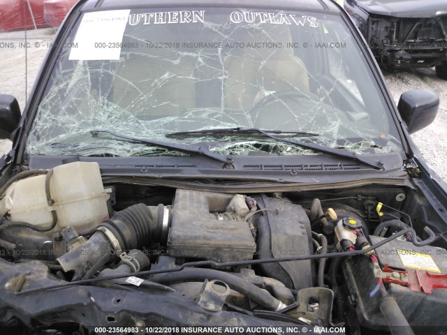 1GTDS13E998104638 - 2009 GMC CANYON BLACK photo 10