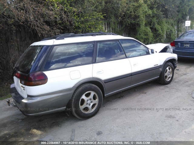 4S3BG6859W7618652 - 1998 SUBARU LEGACY 30TH ANN OUTBACK/LTD/SPT WHITE photo 4