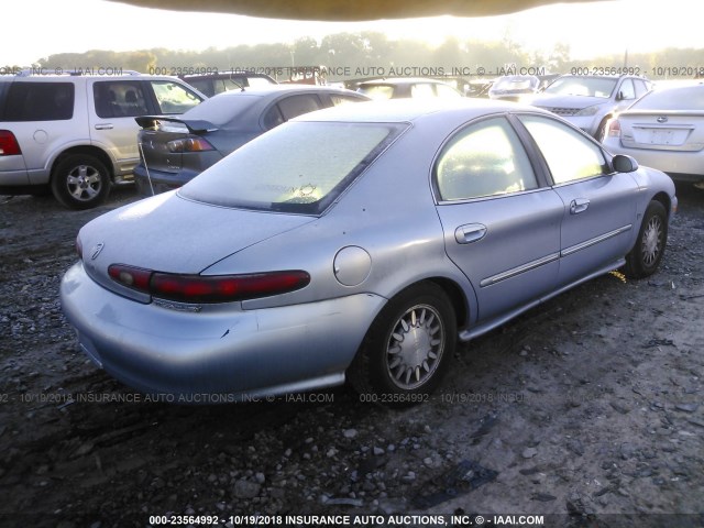 1MEFM53S0WG629362 - 1998 MERCURY SABLE LS PREMIUM BLUE photo 4