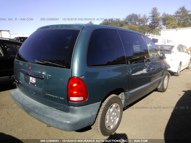 2B4GP45G1YR715164 - 2000 DODGE CARAVAN SE/SPORT GREEN photo 4