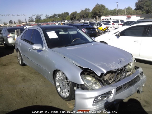 WDBUF72X78B192356 - 2008 MERCEDES-BENZ E 550 SILVER photo 1