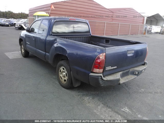 5TETX22NX6Z247080 - 2006 TOYOTA TACOMA ACCESS CAB ლურჯი ფოტო 3