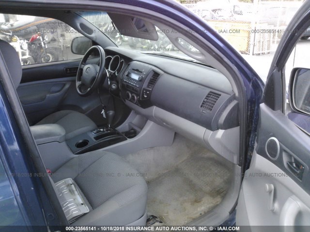 5TETX22NX6Z247080 - 2006 TOYOTA TACOMA ACCESS CAB ლურჯი ფოტო 5