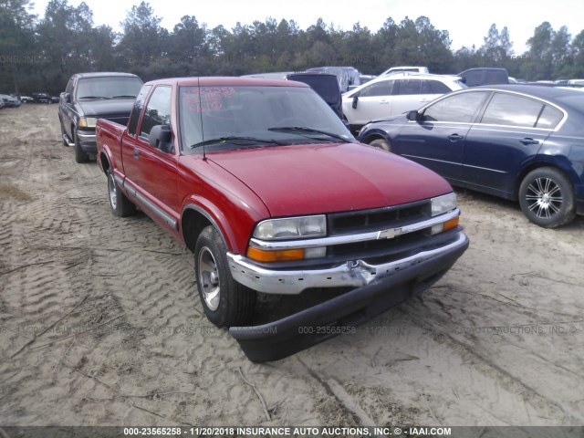 1GCCS1950Y8214074 - 2000 CHEVROLET S TRUCK S10 RED photo 1