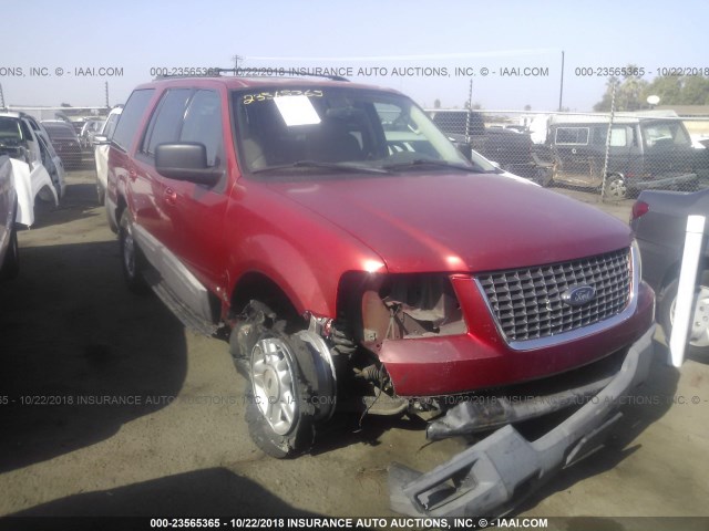 1FMEU15W43LC39868 - 2003 FORD EXPEDITION XLT RED photo 1