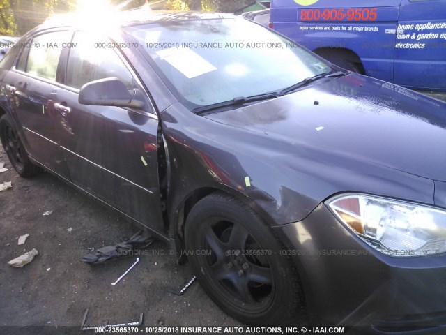 1G1ZB5E13BF129116 - 2011 CHEVROLET MALIBU LS 棕色 照片 6