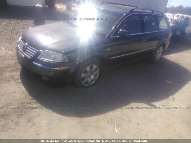 WVWWH63BX2E276050 - 2002 VOLKSWAGEN PASSAT GLX GRAY photo 2