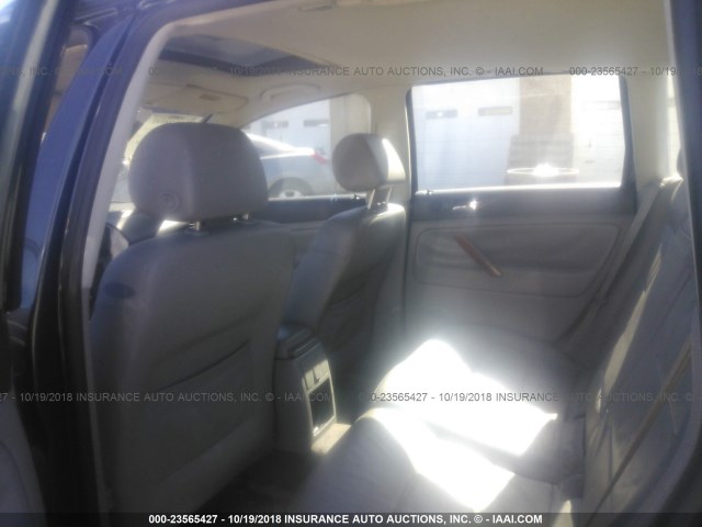 WVWWH63BX2E276050 - 2002 VOLKSWAGEN PASSAT GLX GRAY photo 8